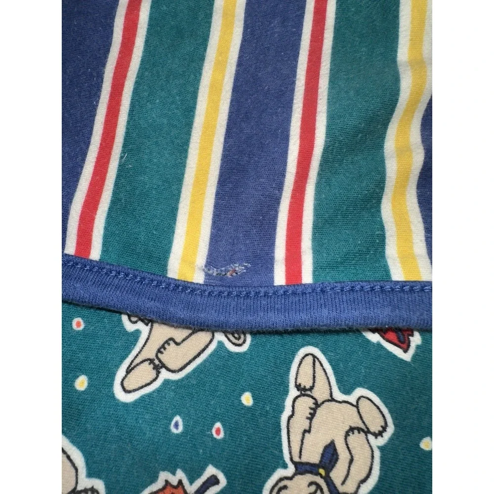 Rare Vintage 90's Gymboree Baby Blanket Sleeper Sack Teddy Bear Autumn Leaves‎